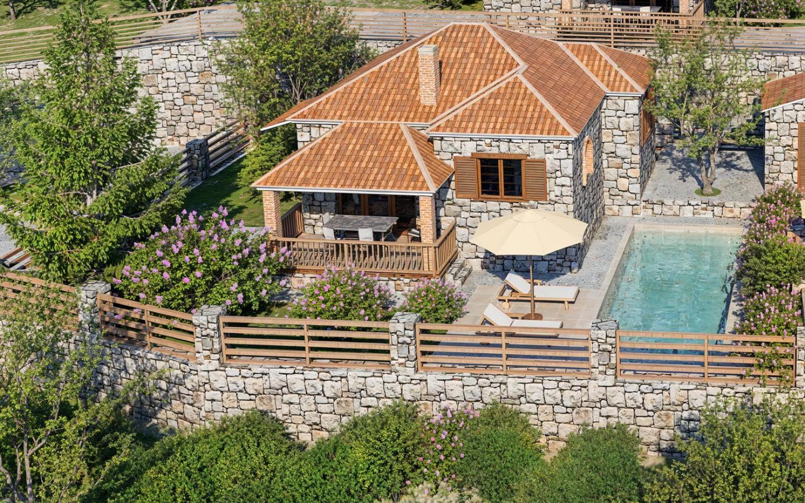 Vozas Villas - Traditional Houses With Great View Tragaki Exteriör bild